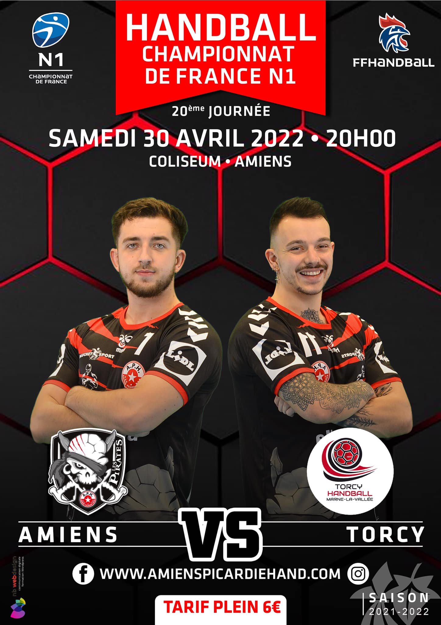 Actualité N1M AMIENS PICARDIE HB TORCY HB MLV club